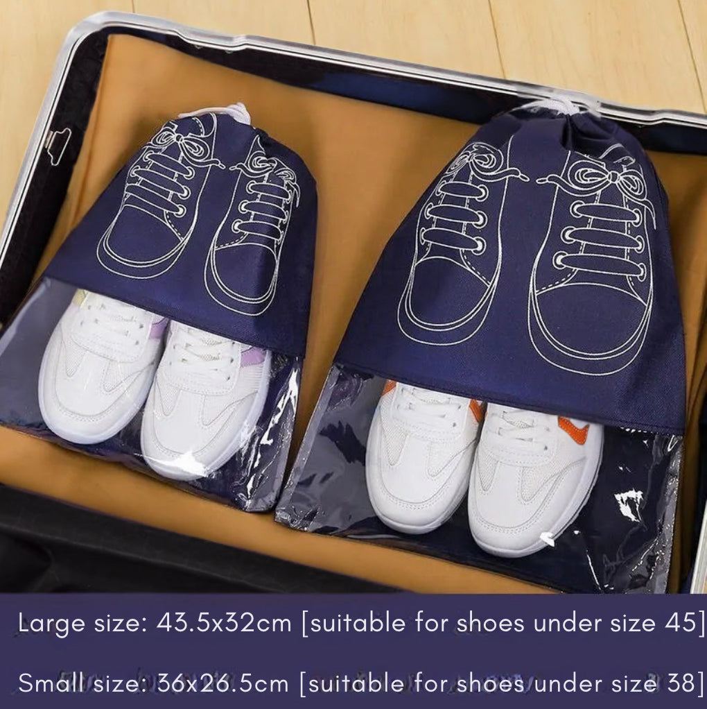 5pcs Shoe Storage Bag with Waterproof Capacity