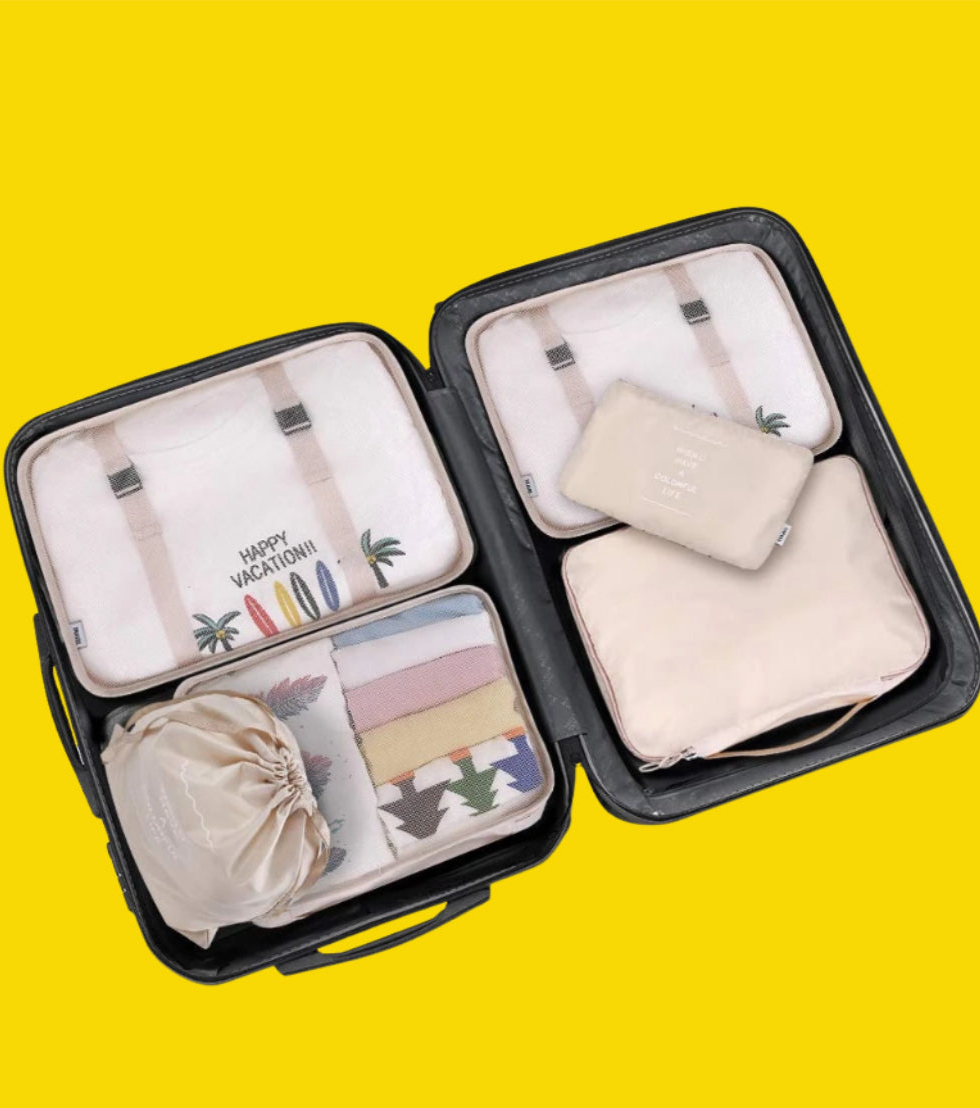 8/6pcs Travel Bag Organizer Set