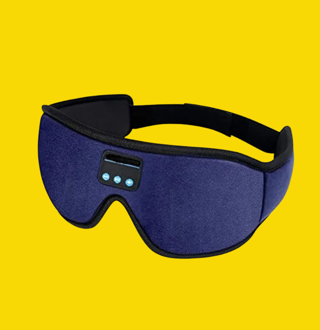 3D Eye Mask with Bluetooth Music Headphones
