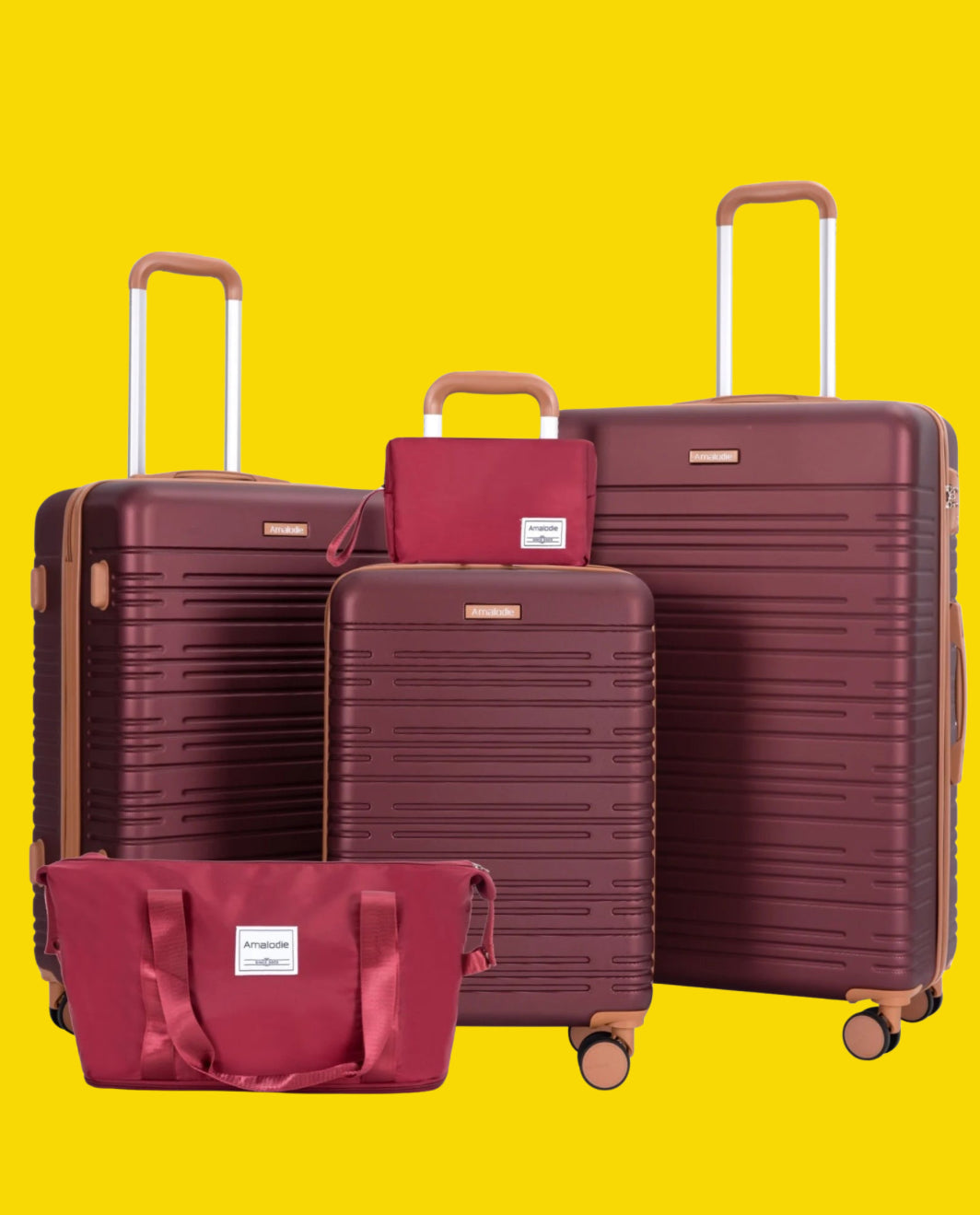 5-Piece Luggage Set with TSA Lock