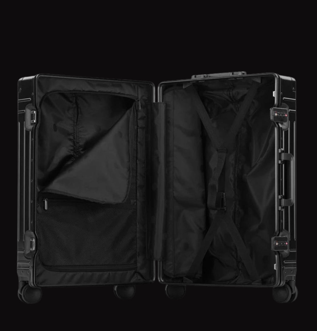 Aluminum Trolley Suitcase with Large Capacity