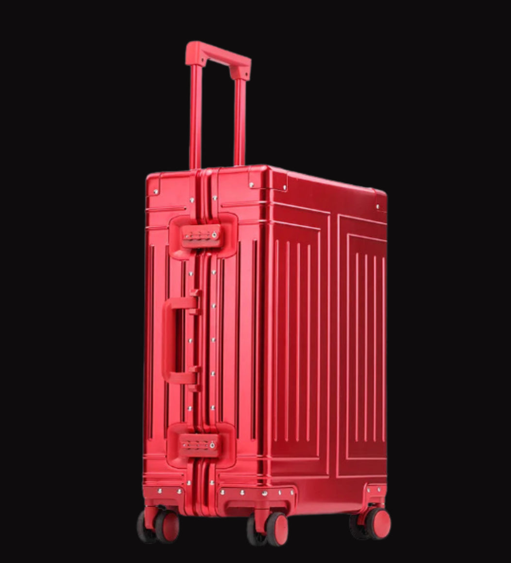 Aluminum Trolley Suitcase with Large Capacity