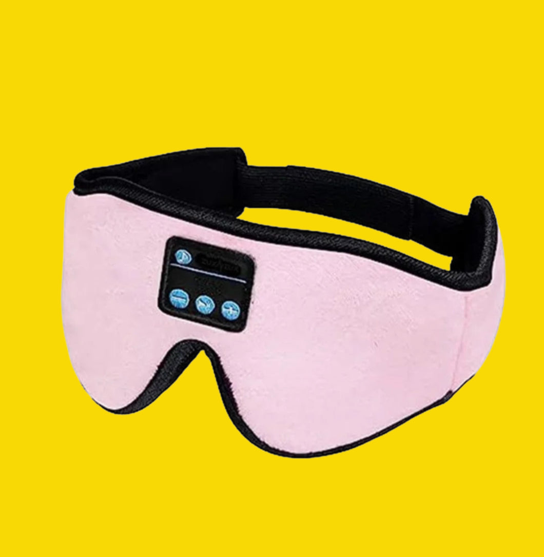 3D Eye Mask with Bluetooth Music Headphones