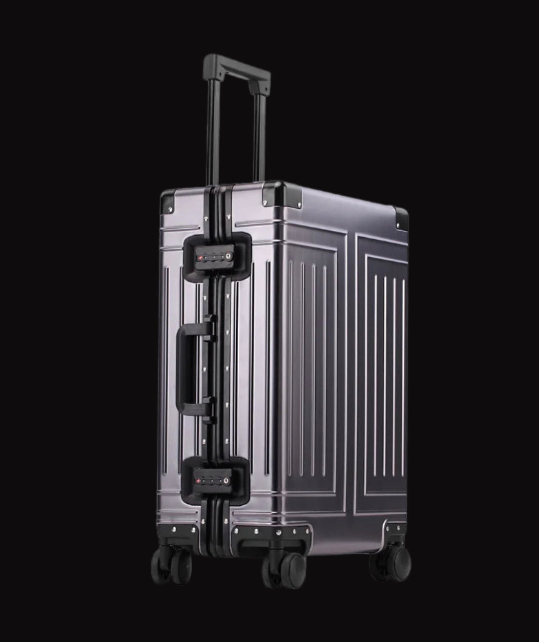 Aluminum Trolley Suitcase with Large Capacity