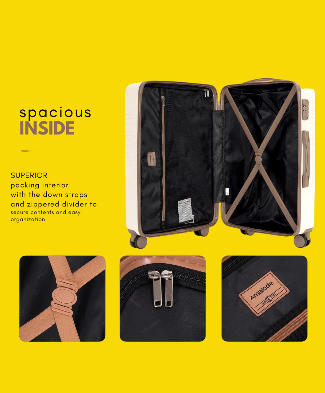 5-Piece Luggage Set with TSA Lock