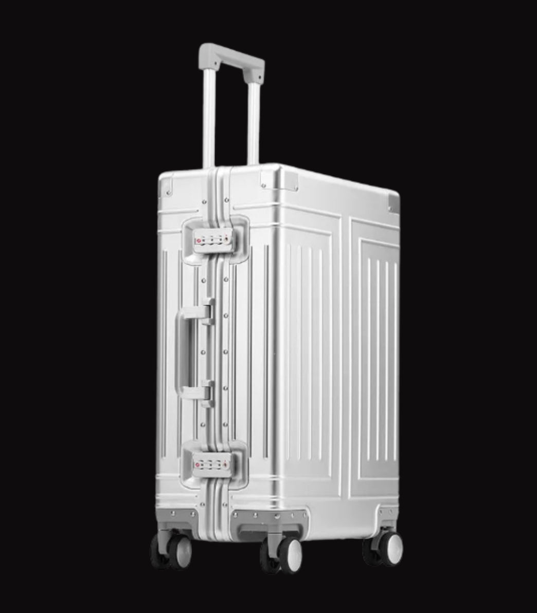 Aluminum Trolley Suitcase with Large Capacity