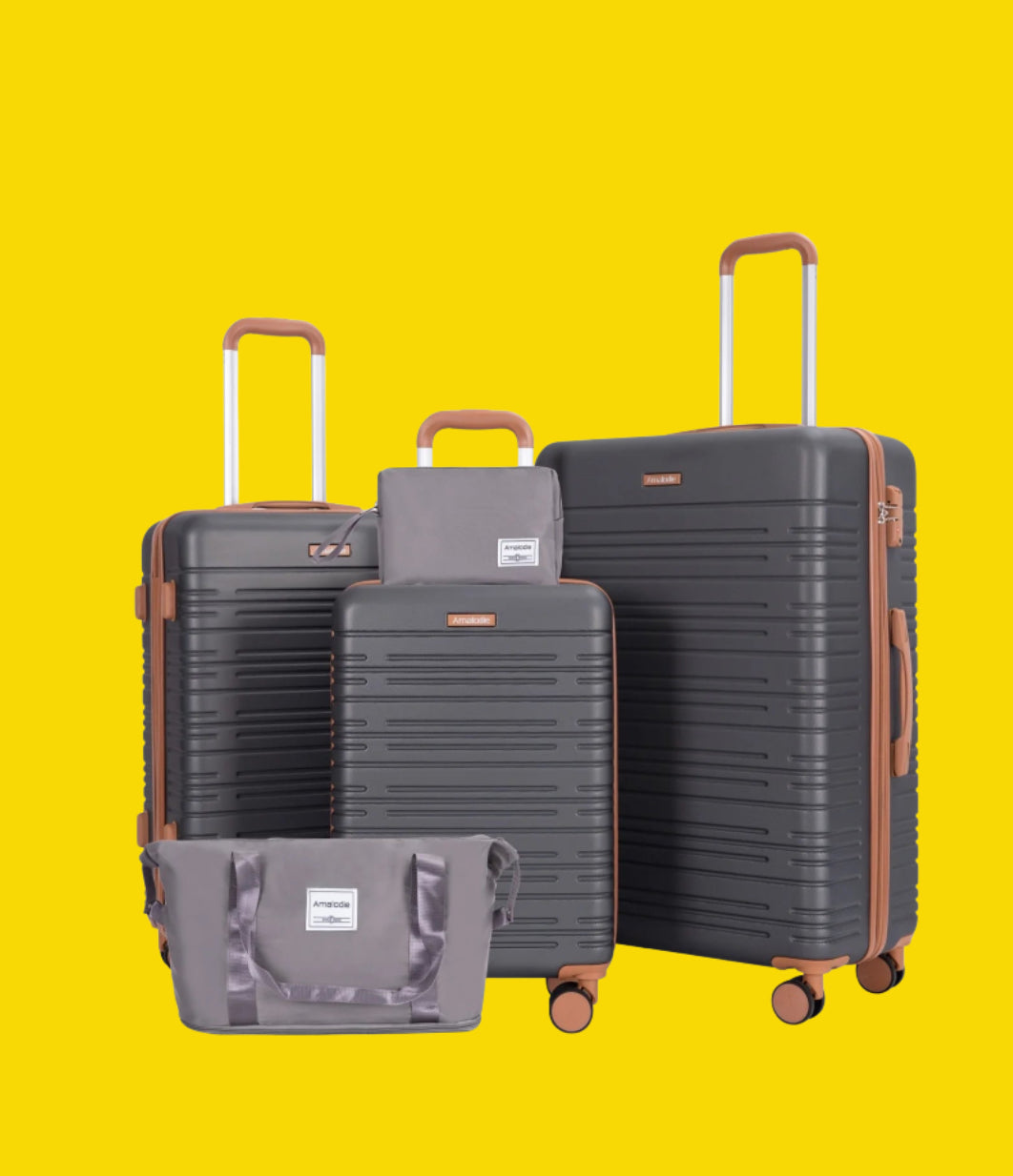 5-Piece Luggage Set with TSA Lock