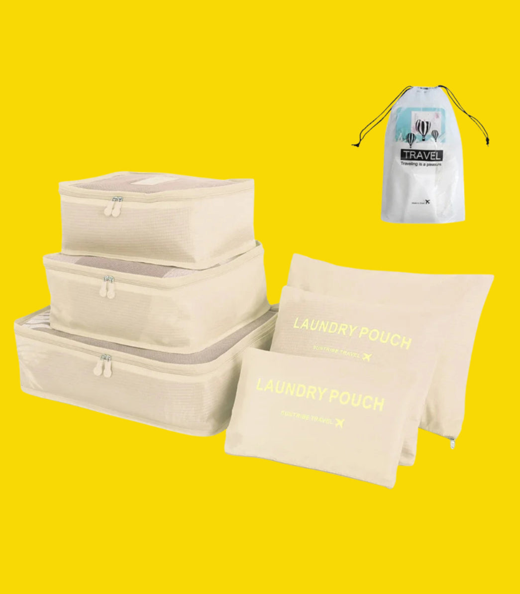 8/6pcs Travel Bag Organizer Set