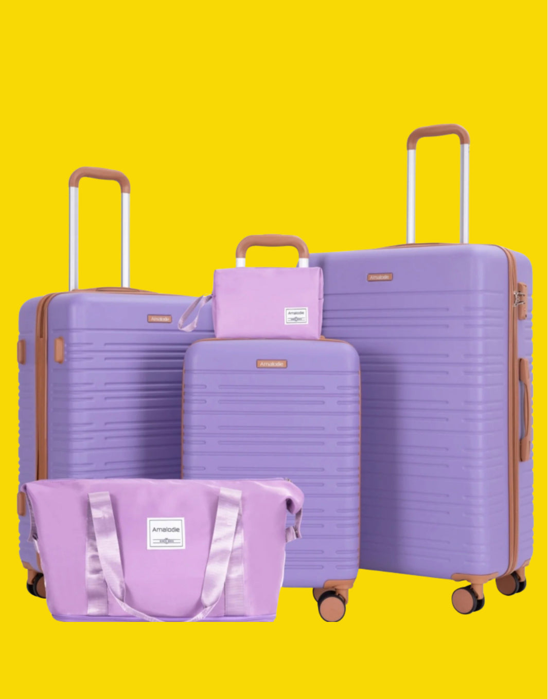 5-Piece Luggage Set with TSA Lock