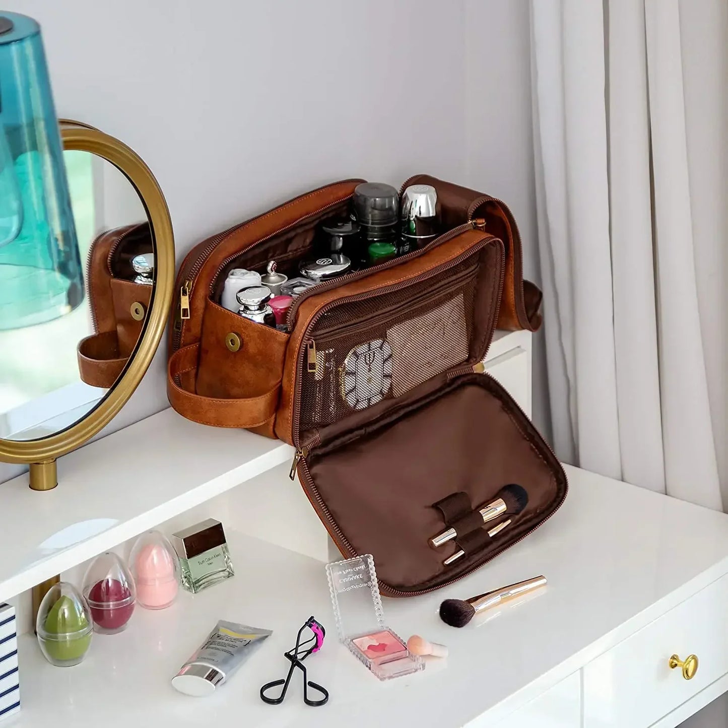 Waterproof Hanging Travel Cosmetic Organizer