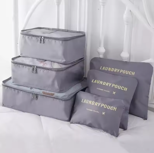 8/6pcs Travel Bag Organizer Set