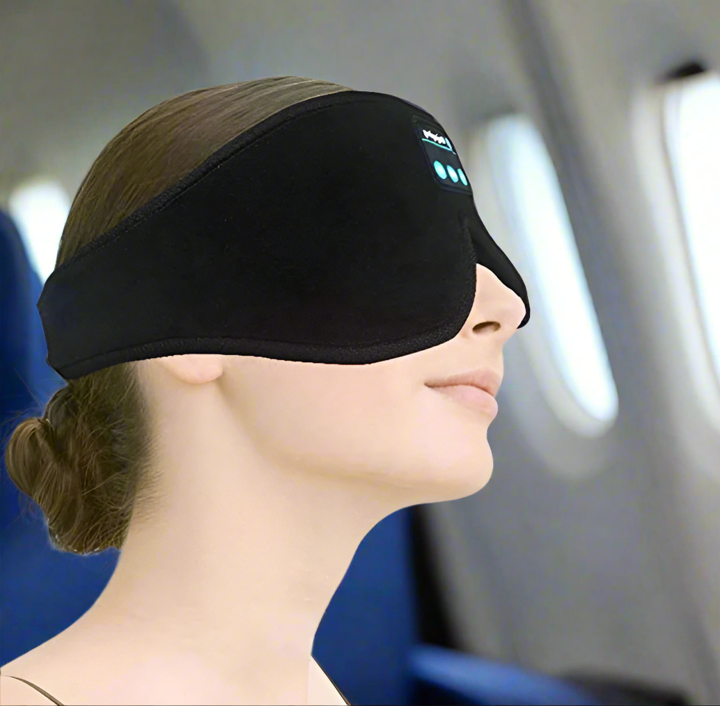 3D Eye Mask with Bluetooth Music Headphones