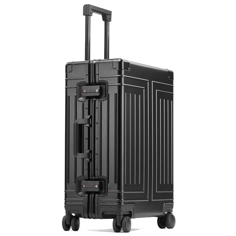 Aluminum Trolley Suitcase with Large Capacity