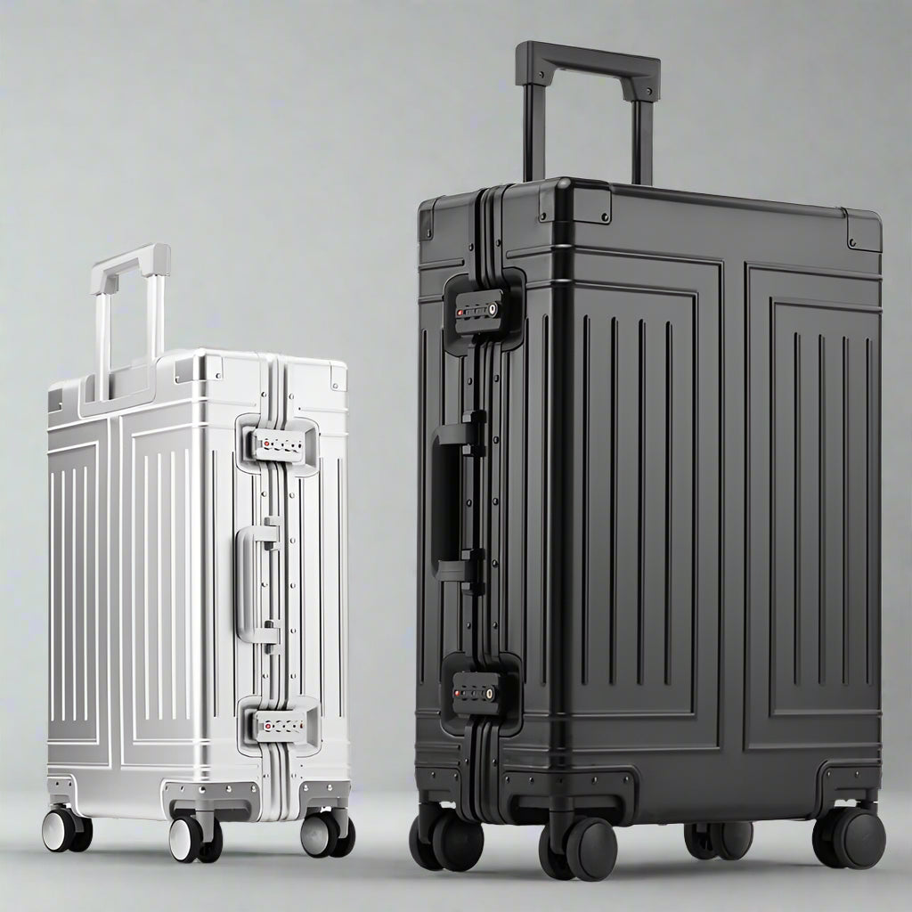 Aluminum Trolley Suitcase with Large Capacity