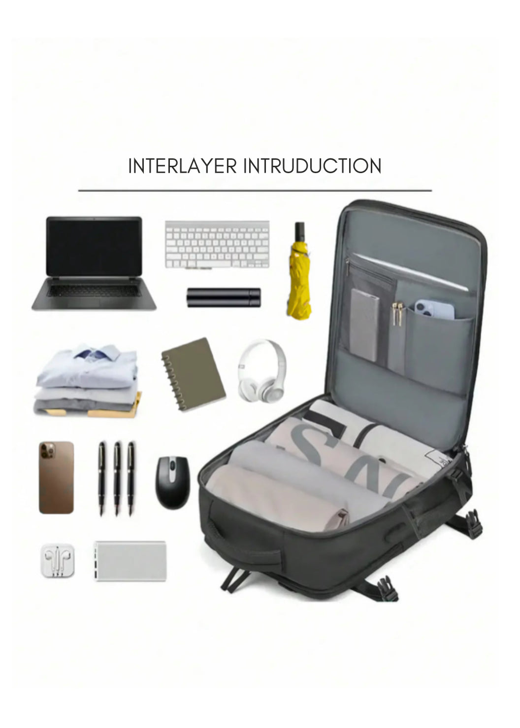 Large Multifunctional Business Travel Backpack