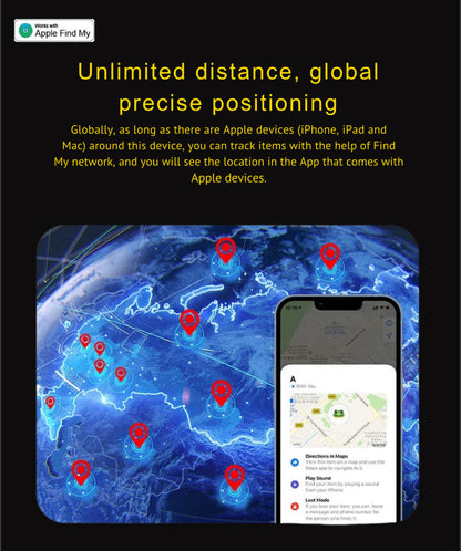 Timethinker Bluetooth GPS Tracker for Apple Find