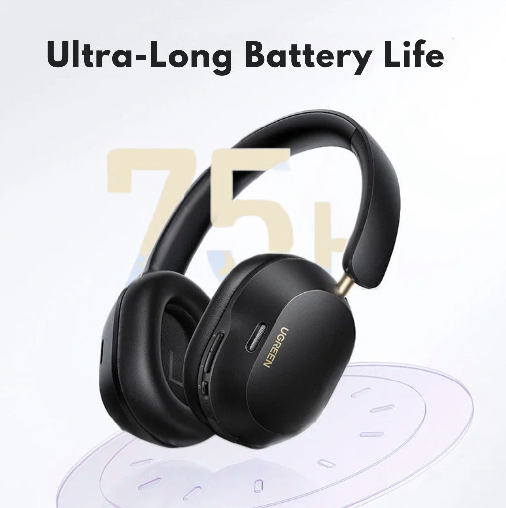 Bluetooth Headphones with Hybrid Noise Cancellation