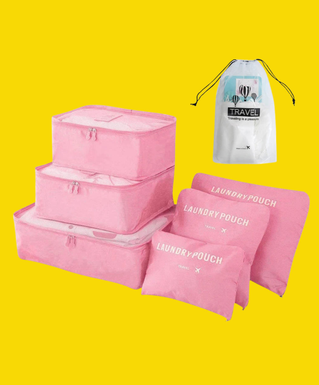 Travel Bag Organizer Set