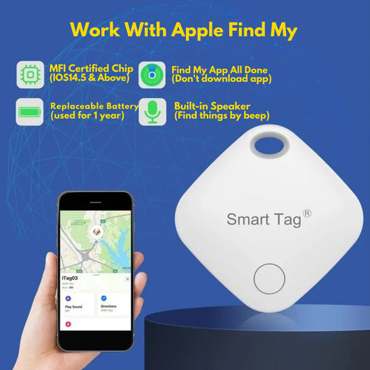 Smart GPS Tracker | Compatible with Find My