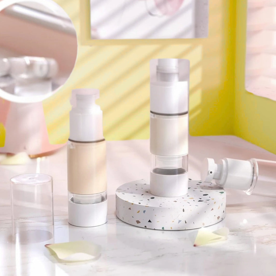 Travel Size Airless Pump Bottle for Toiletries