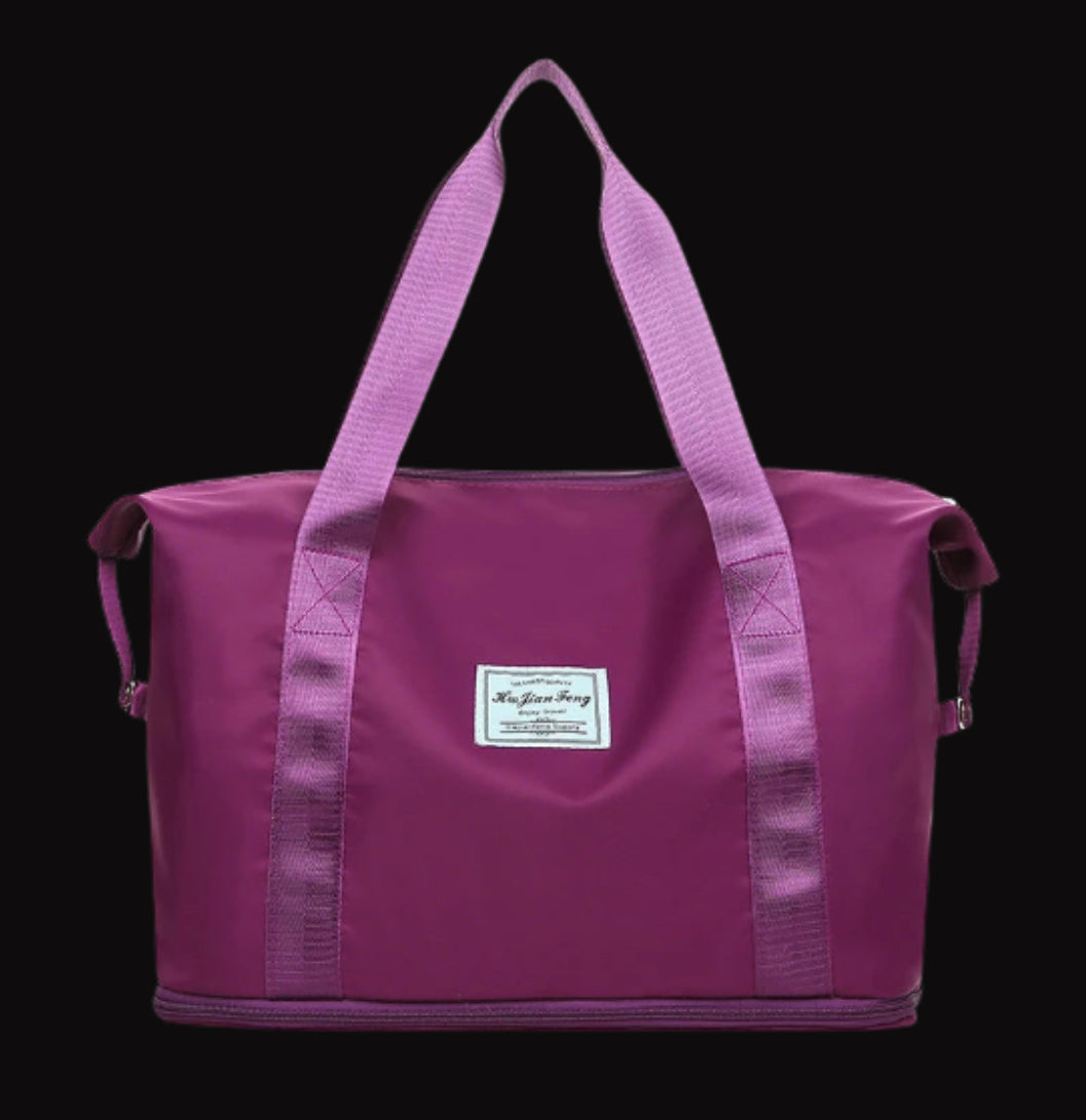 Travel Tote Bag with Expandable Capacity
