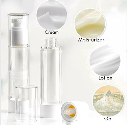 Travel Size Airless Pump Bottle for Toiletries