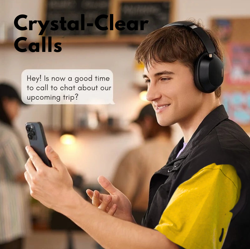 Bluetooth Headphones with Hybrid Noise Cancellation