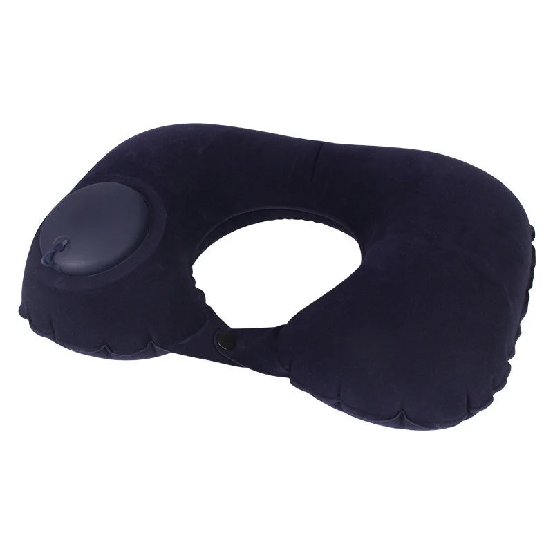 U-Shape Automatic Inflatable Cervical Vertebr Pillow for travel