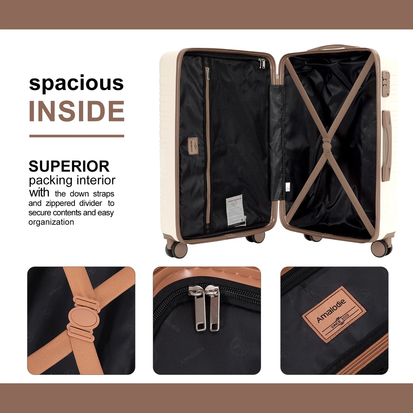 5-Piece Luggage Set with TSA Lock
