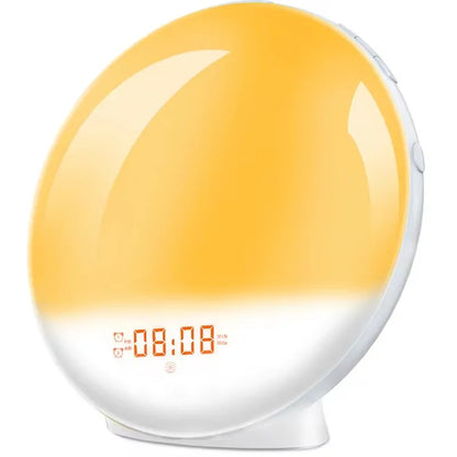 Sunrise Wake Up Light Alarm Clock with Night Light