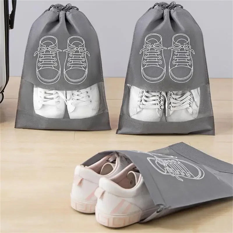 Portable 5/10pcs Shoes Storage Bag Organizer