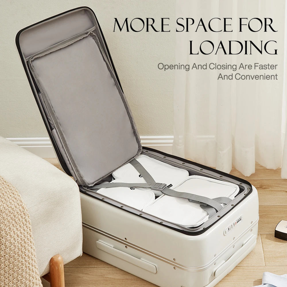 Aluminum Mixi Front Suitcase for Travel