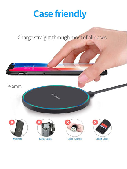 200W Wireless Charger Pad For iPhone 14 13 16 15 11Pro XS Max