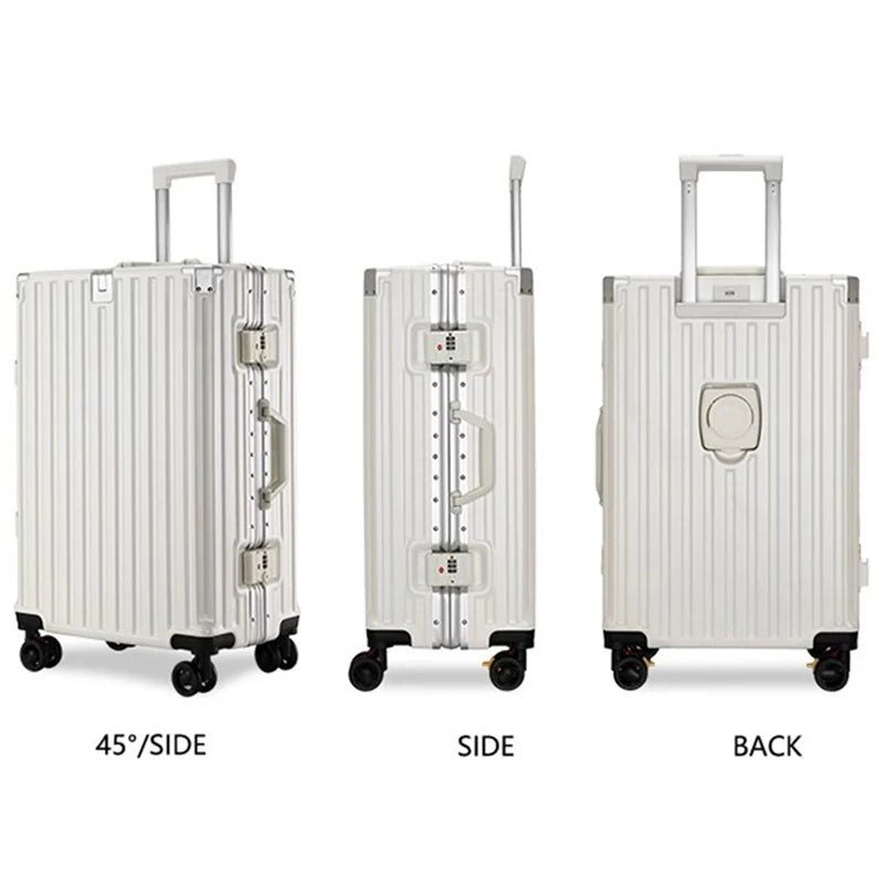 28-Inch Luggage with Brake Wheel/Cup Holder/USB