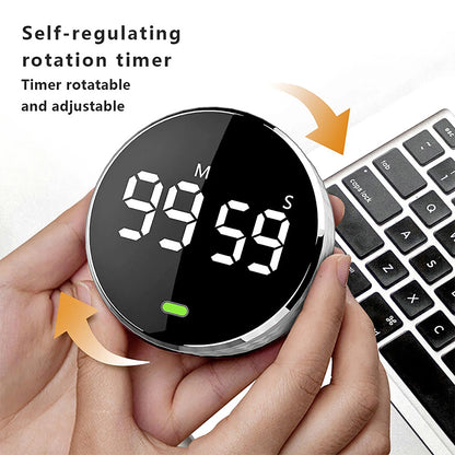 Magnetic Digital Countdown Timer for Cooking and Outdoor Use