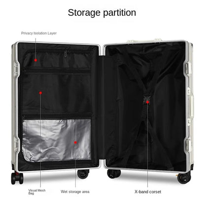 28-Inch Luggage with Brake Wheel/Cup Holder/USB