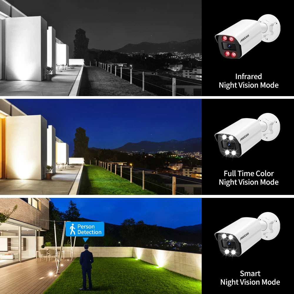 4K 8MP Audio Color Night Vision Surveillance Camera