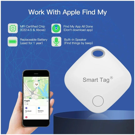 Smart GPS Tracker for Apple Find My