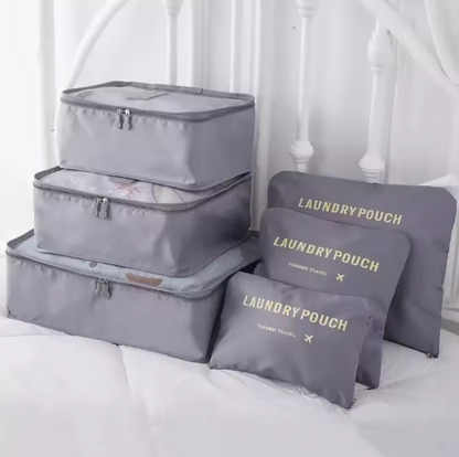 8/6pcs Travel Bag Organizer Set