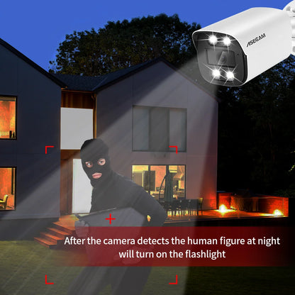 4K 8MP Audio Color Night Vision Surveillance Camera