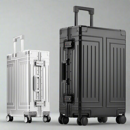 Aluminum Trolley Suitcase with Large Capacity